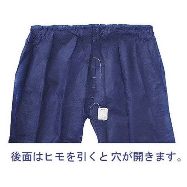 豊島区　消化器内科・肛門科医に便潜血陽性に対して生理中でも無痛大腸カメラ検査（大腸内視鏡検査）を行う際にはく検査着の写真