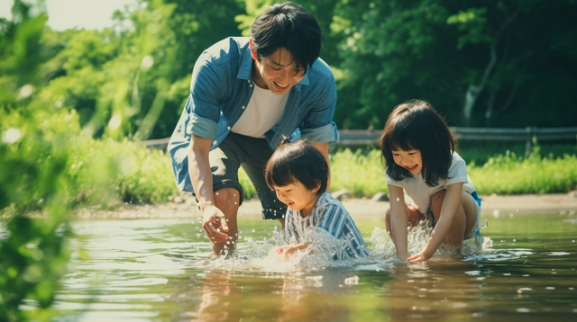 川遊び後に嘔吐・下痢などおなかの体調不良に？その原因とは？医師が解説。