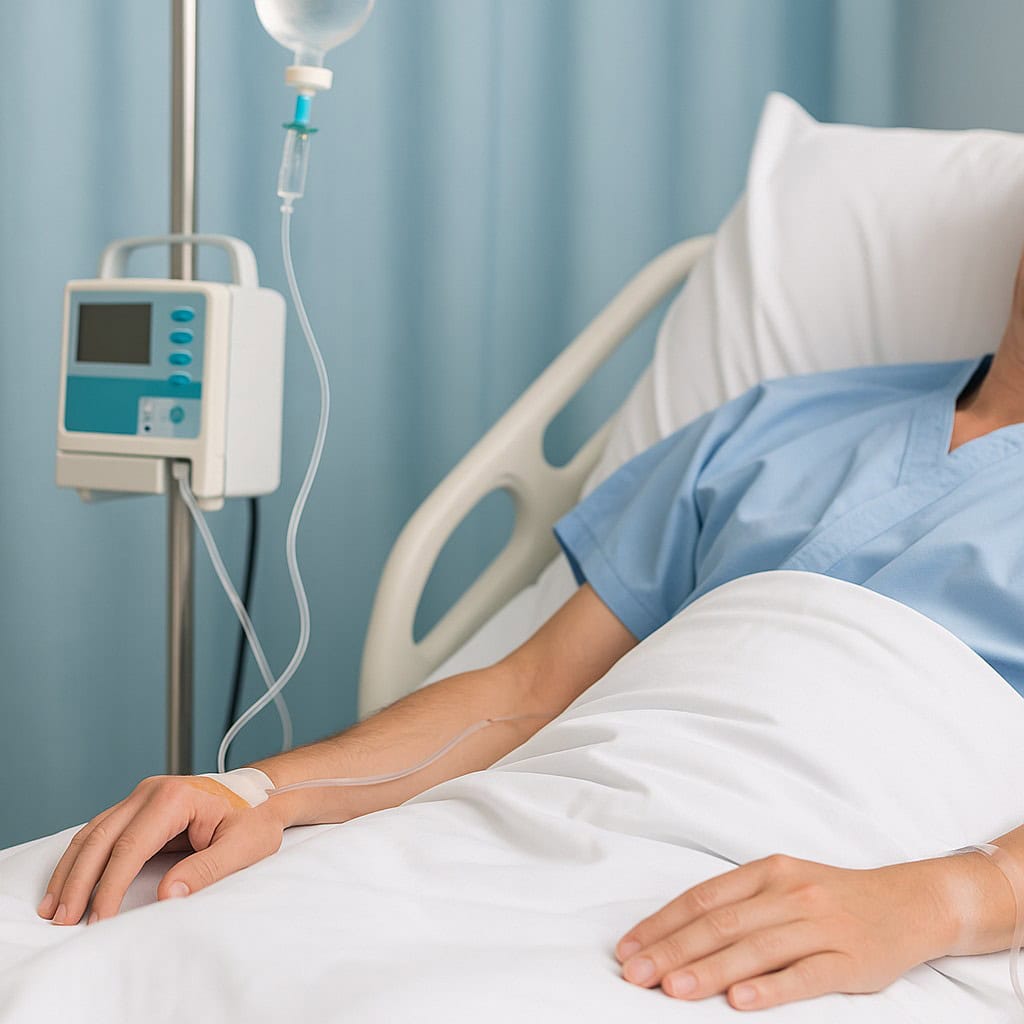 大腸憩室炎　点的加療のイメージ画像