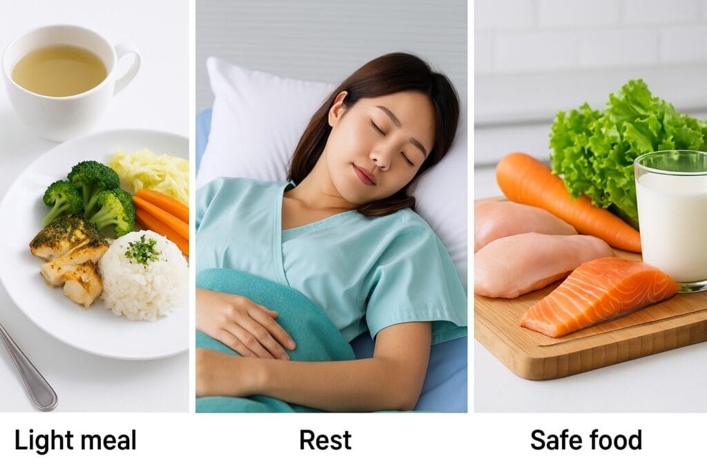 東京都豊島区大塚のおなかとおしりのクリニック 東京大塚の大腸内視鏡検査後の過ごし方の写真