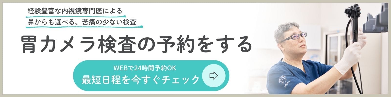東京都豊島区大塚のおなかとおしりのクリニック 東京大塚の胃カメラ（胃内視鏡検査）バナー