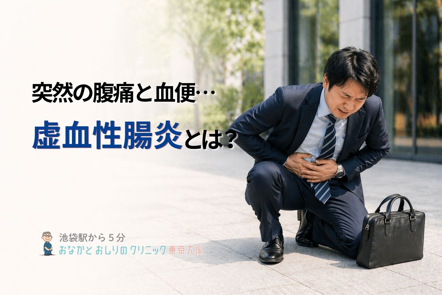 虚血性腸炎とは？血便・腹痛の原因と治るまでの期間・食事・再発を専門医が解説